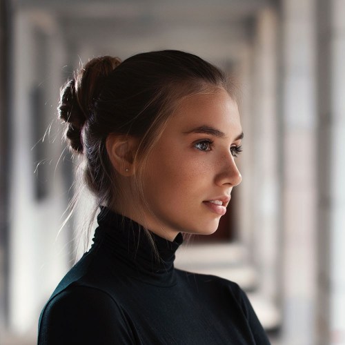 hiker portrait female